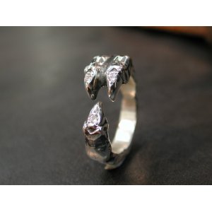 画像: CLAW RING with DIAMONDS 3 Pieces