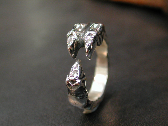 画像: HOLY GARVE CLAW RING with DIAMONDS 3Pieces